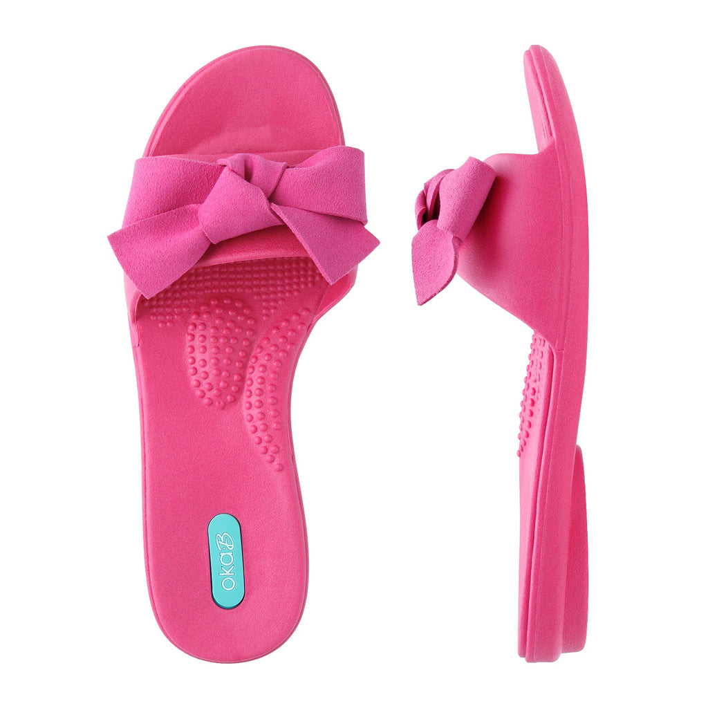 Twiggy Slide Sandals - Popsicle Pink - Oka-B