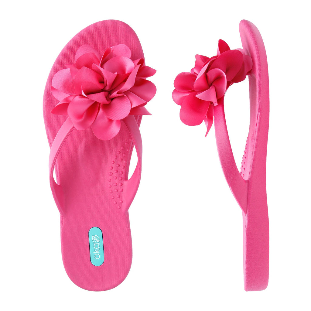 Vivie Flip Flops - Popsicle Pink - Oka-B