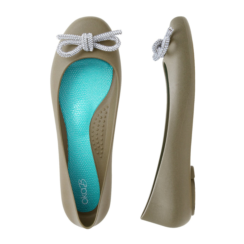 Blythe Matte Ballet Flats - Dirty Martini - Oka - B