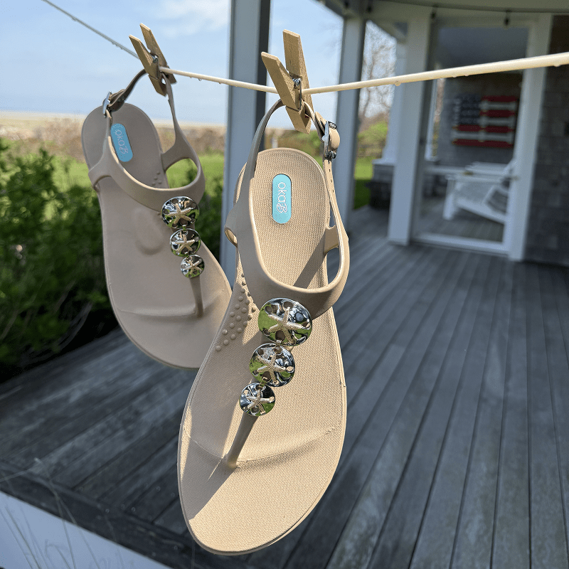 Callie T - Strap Sandal - Chai - Oka - B
