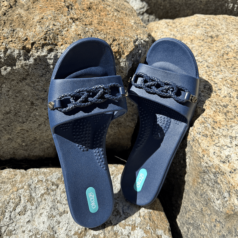 Cici Slide Sandals - Licorice - Oka - B