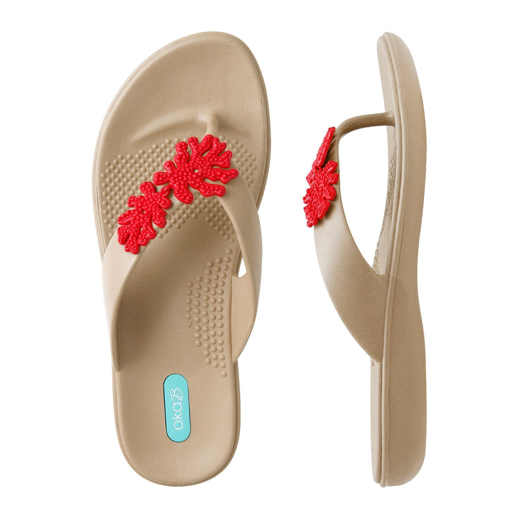 Cove Flip Flops - Chai - Oka - B