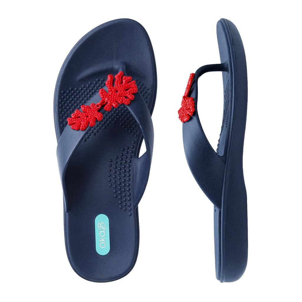 Cove Flip Flops - Sapphire - Oka - B