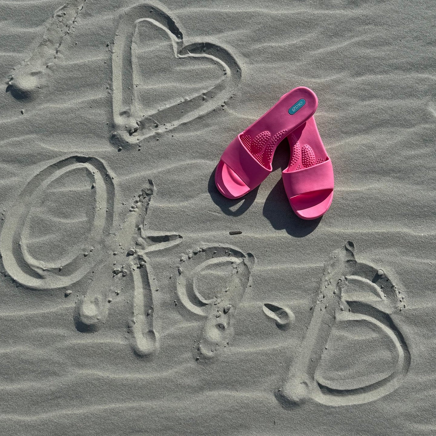 Grace Slide Sandals - Elemental Blue - Oka - B