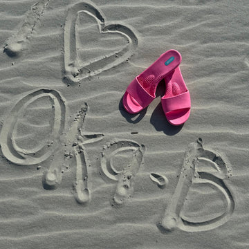 Grace Slide Sandals - Elemental Blue - Oka - B