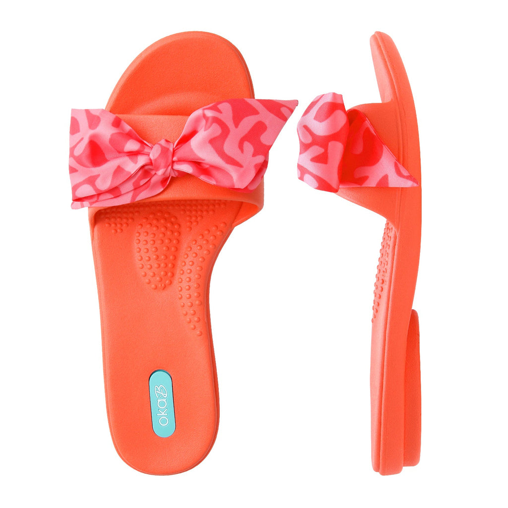 Madison Slide Sandals - Guava - Oka - B