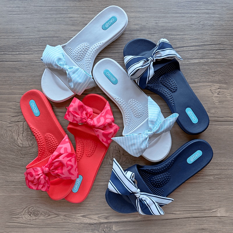 Madison Slide Sandals - Salt - Oka - B