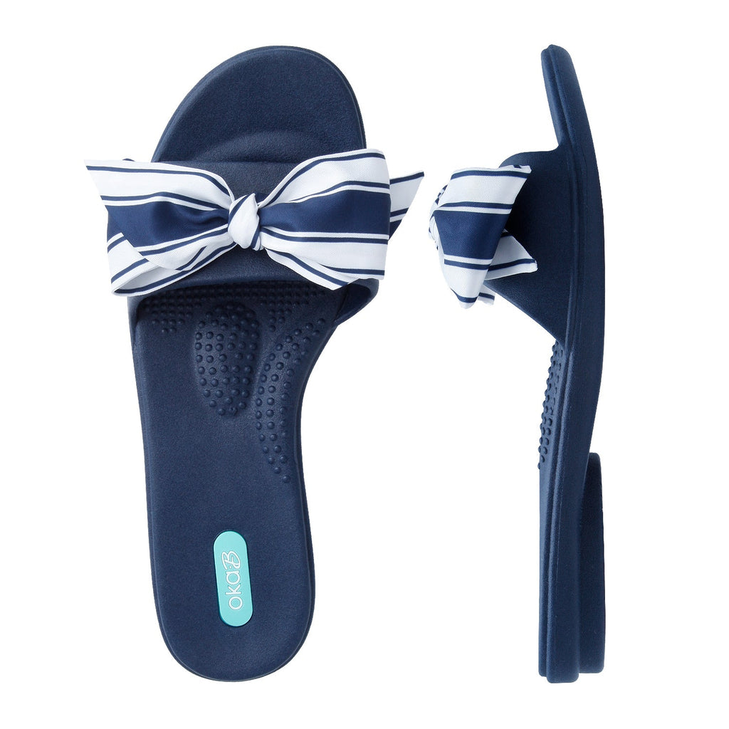 Madison Slide Sandals - Sapphire - Oka - B