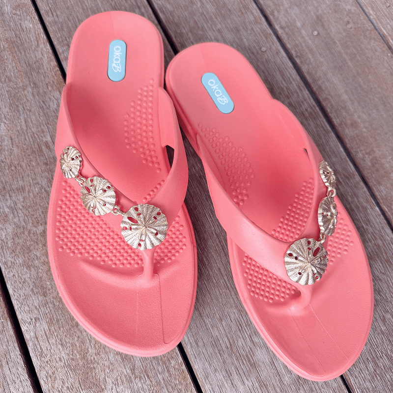 Melanie Flip Flops - Salt - Oka - B