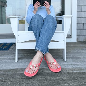 Melanie Flip Flops - Salt - Oka - B