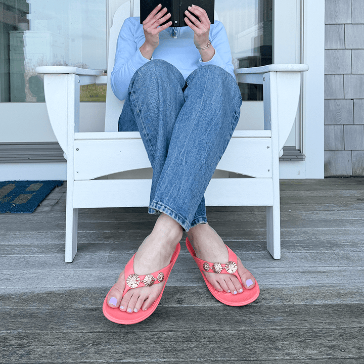 Melanie Flip Flops - Salt - Oka - B