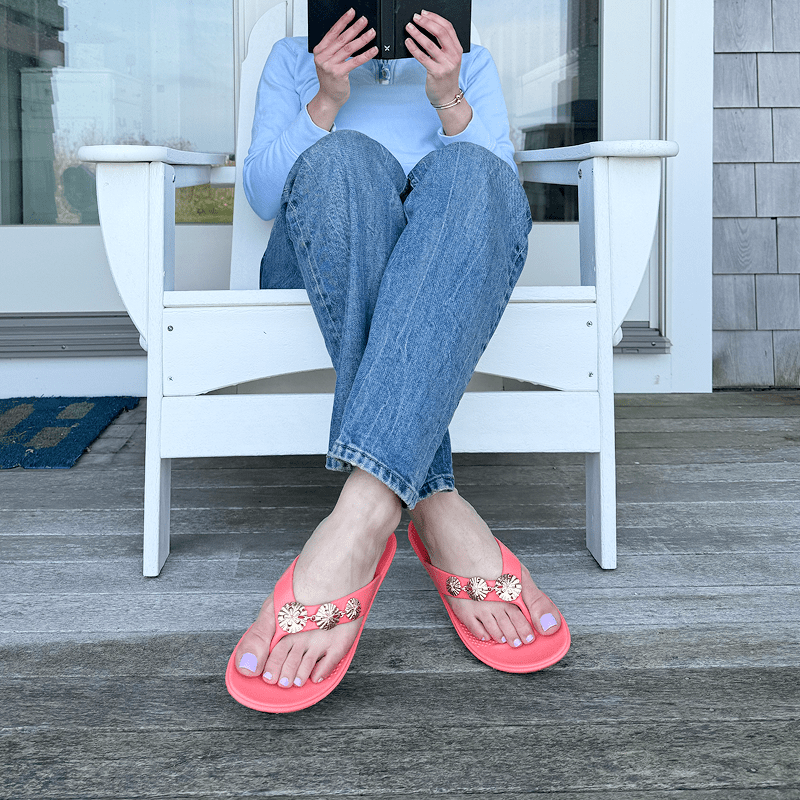 Melanie Flip Flops - Salt - Oka - B