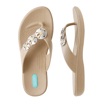 Mellita Flip Flops - Chai - Oka - B