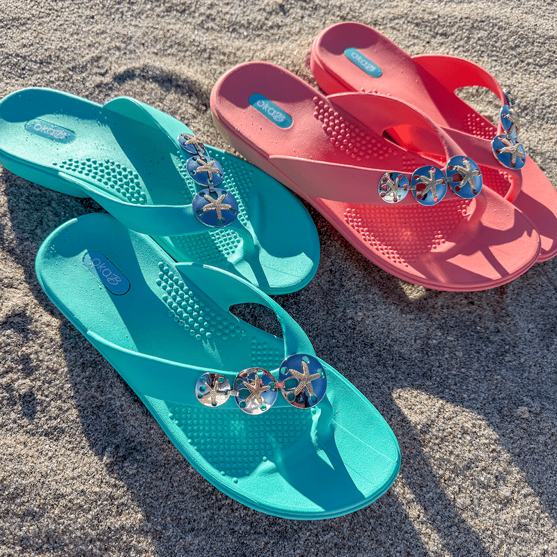 Mellita Flip Flops - Licorice - Oka - B
