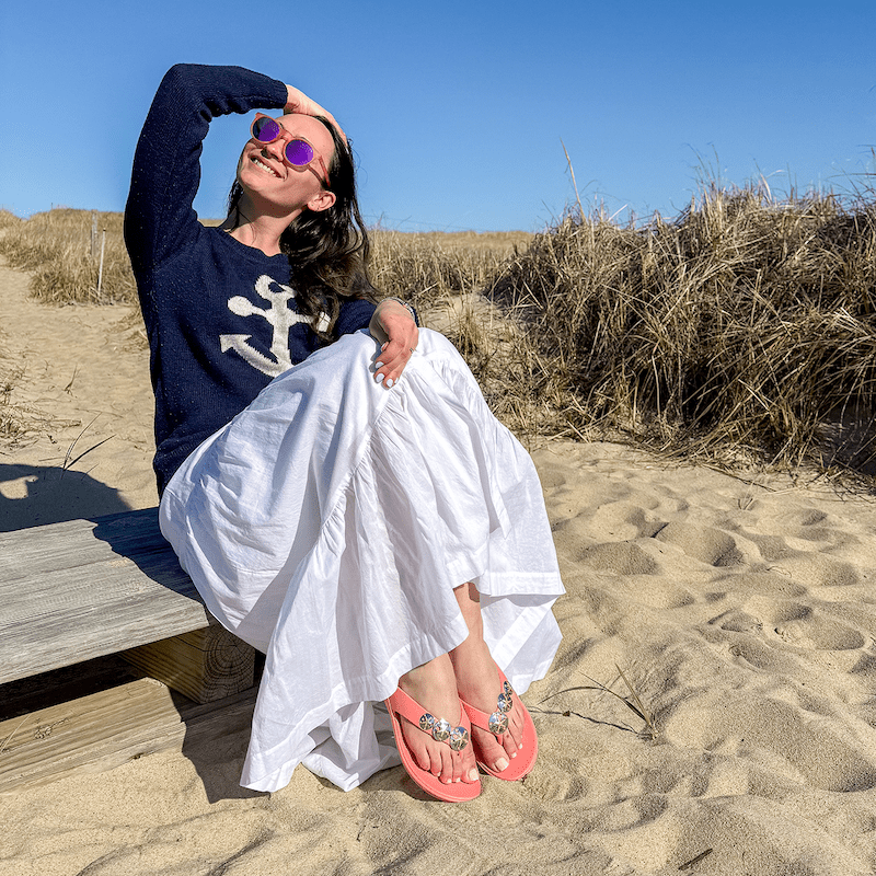 Mellita Flip Flops - Licorice - Oka - B