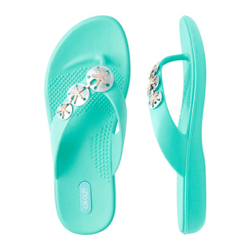 Mellita Flip Flops - Sea Glass - Oka - B