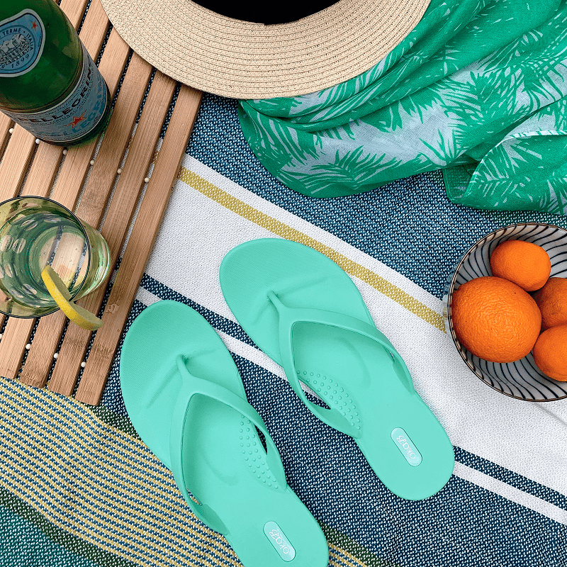 Millie Flip Flops - Sea Glass - Oka - B