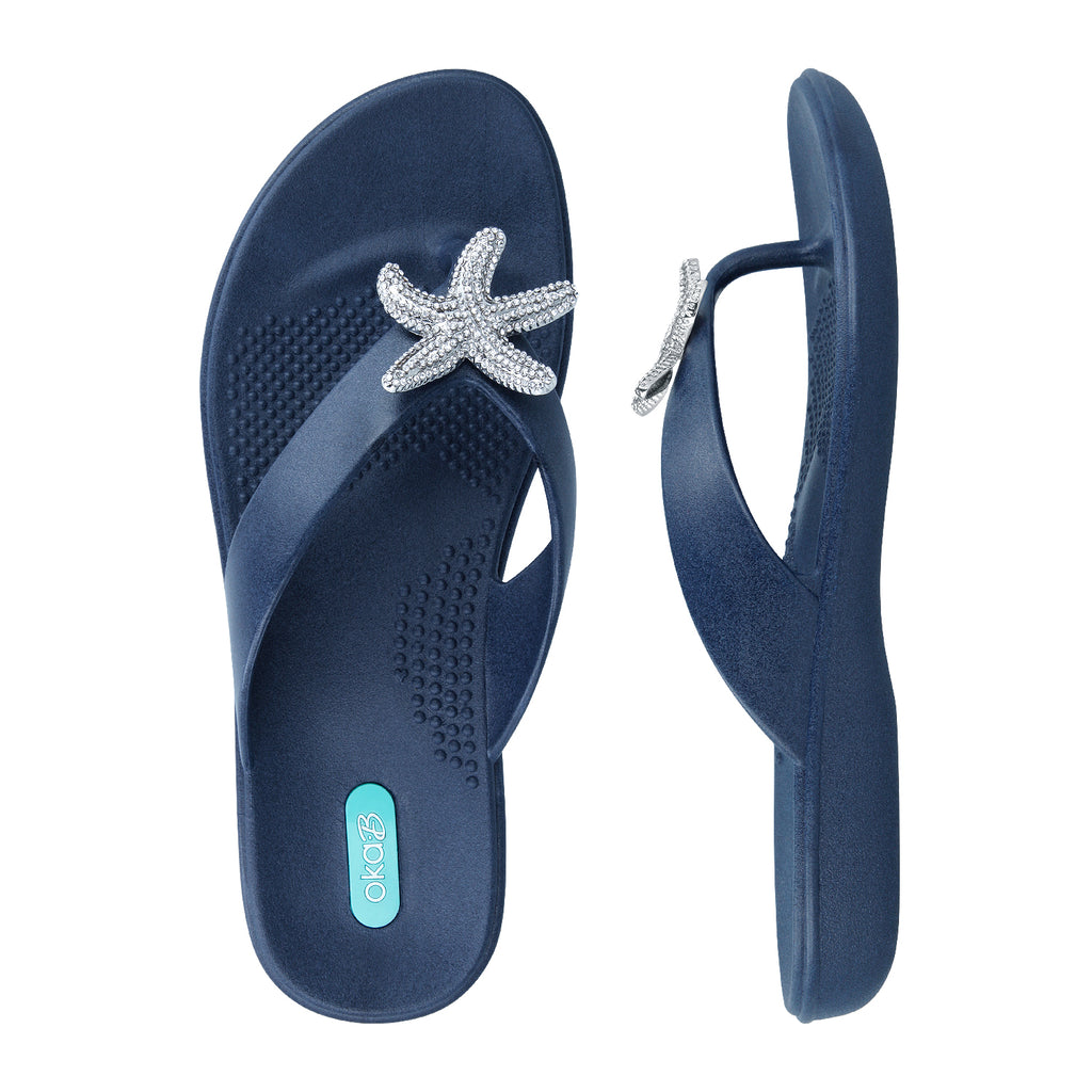 Livie Flip Flop - Sapphire - Oka-B