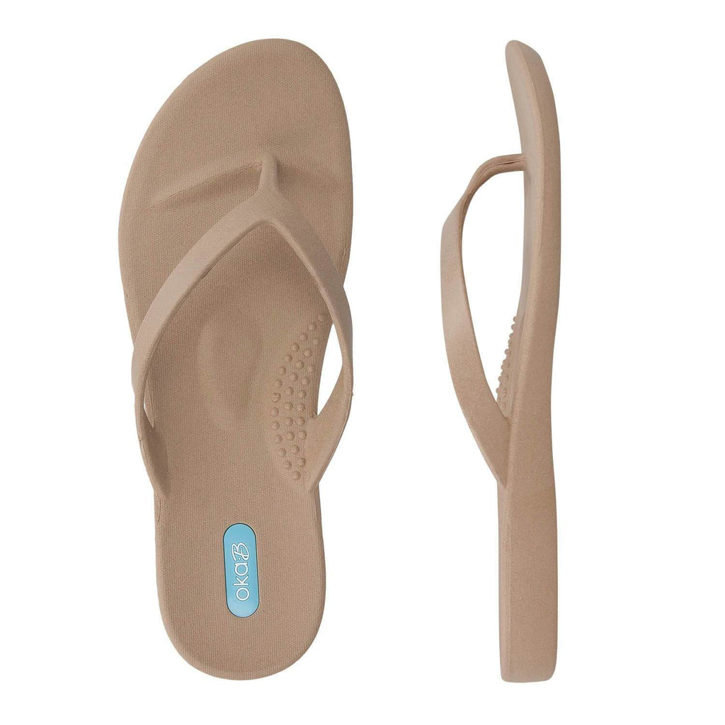 Millie Flip Flops - Chai - Oka-B