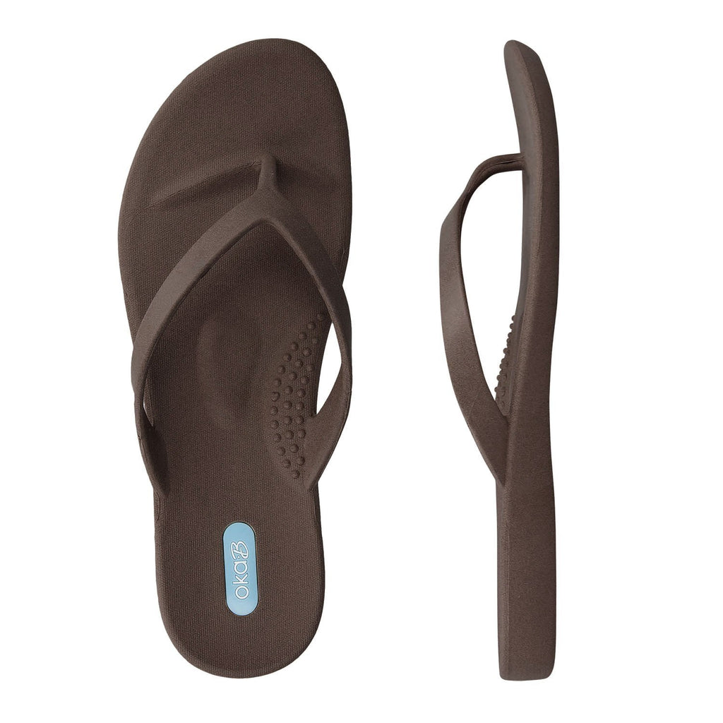 Millie Flip Flops - Hot Chocolate - Oka-B