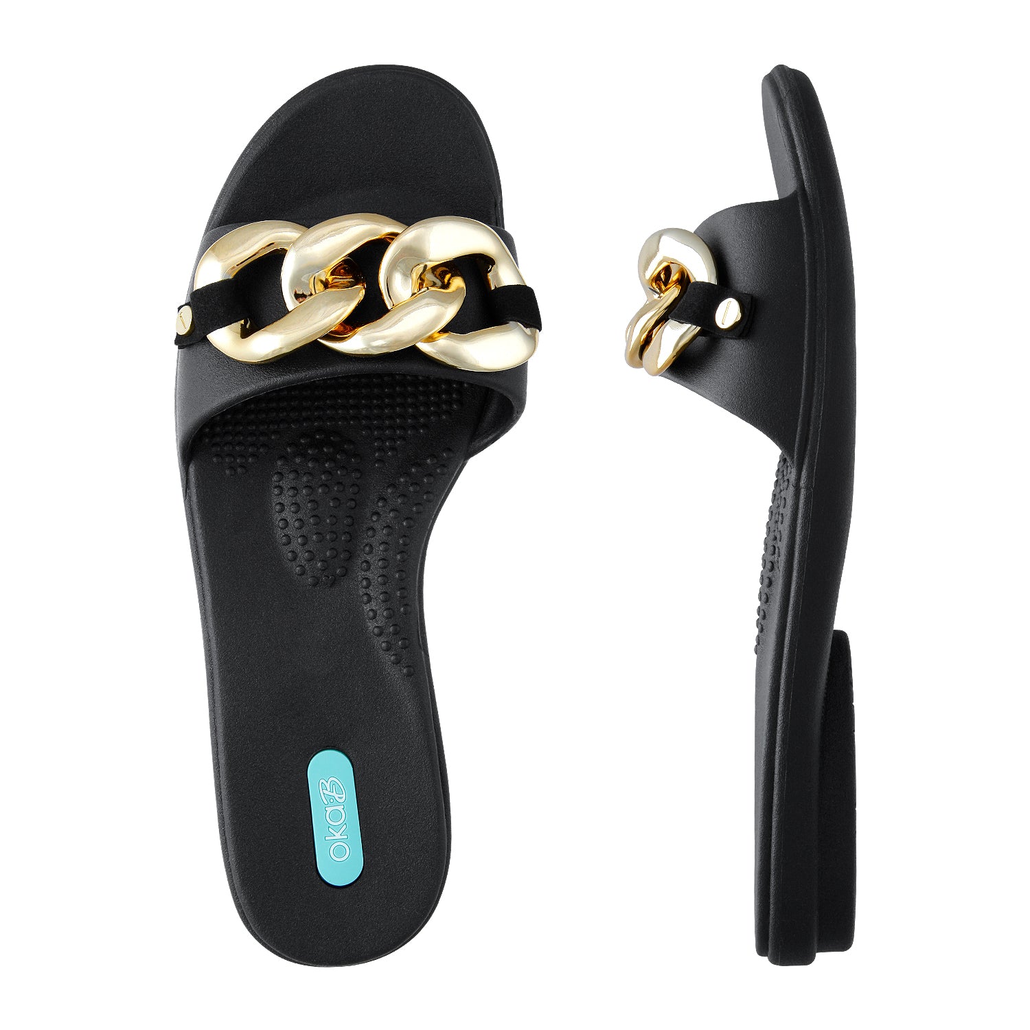 Moira Slide Sandals Oka B