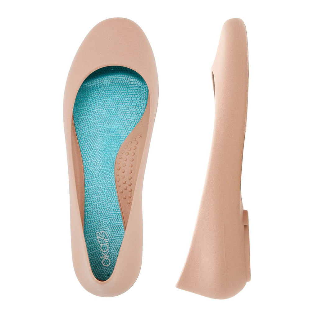 Taylor Matte Ballet Flats - Blush - Oka-B