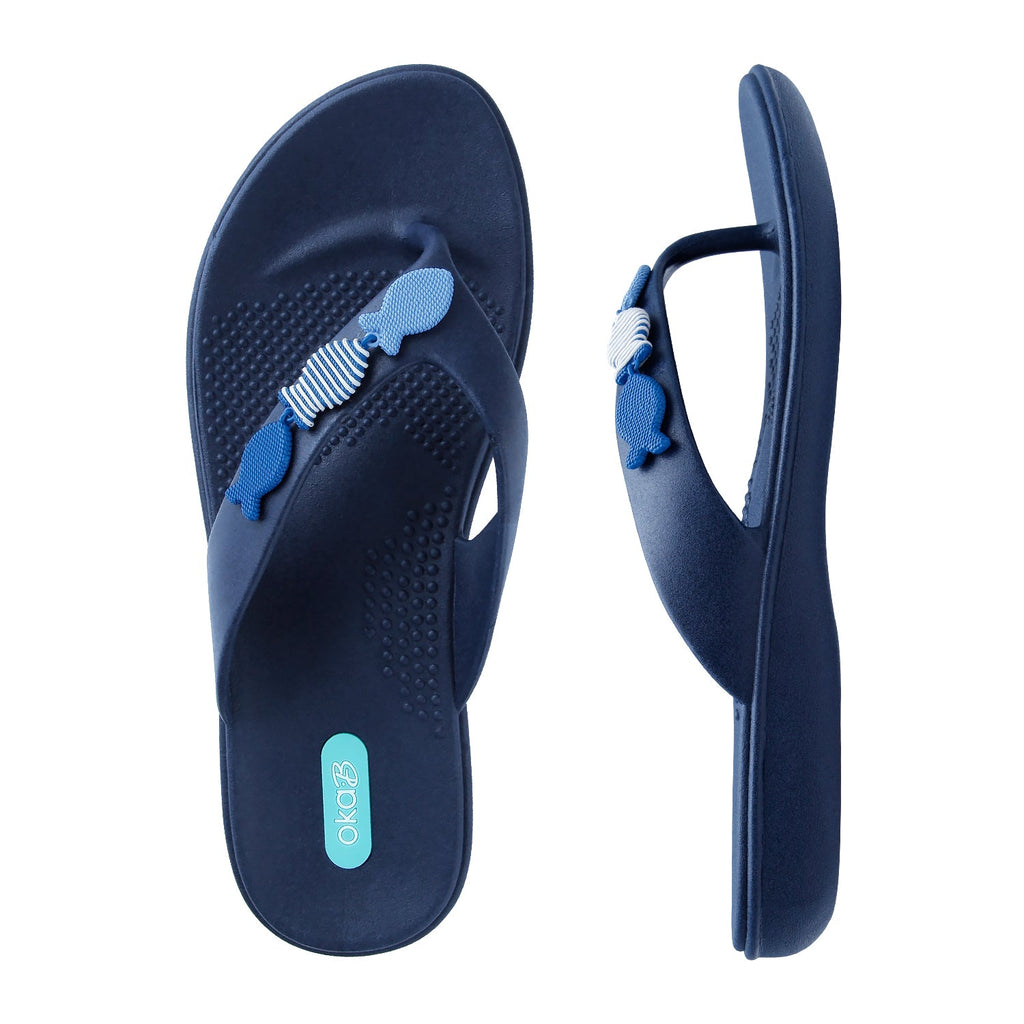 Bodie Flip Flops - Sapphire - Oka-B