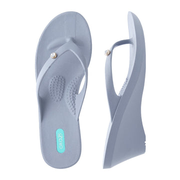 Charmed Kylie Flip Flops - Dusty Blue - Oka-B