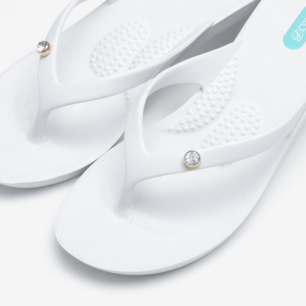 Charmed Kylie Flip Flops - Salt - Oka-B