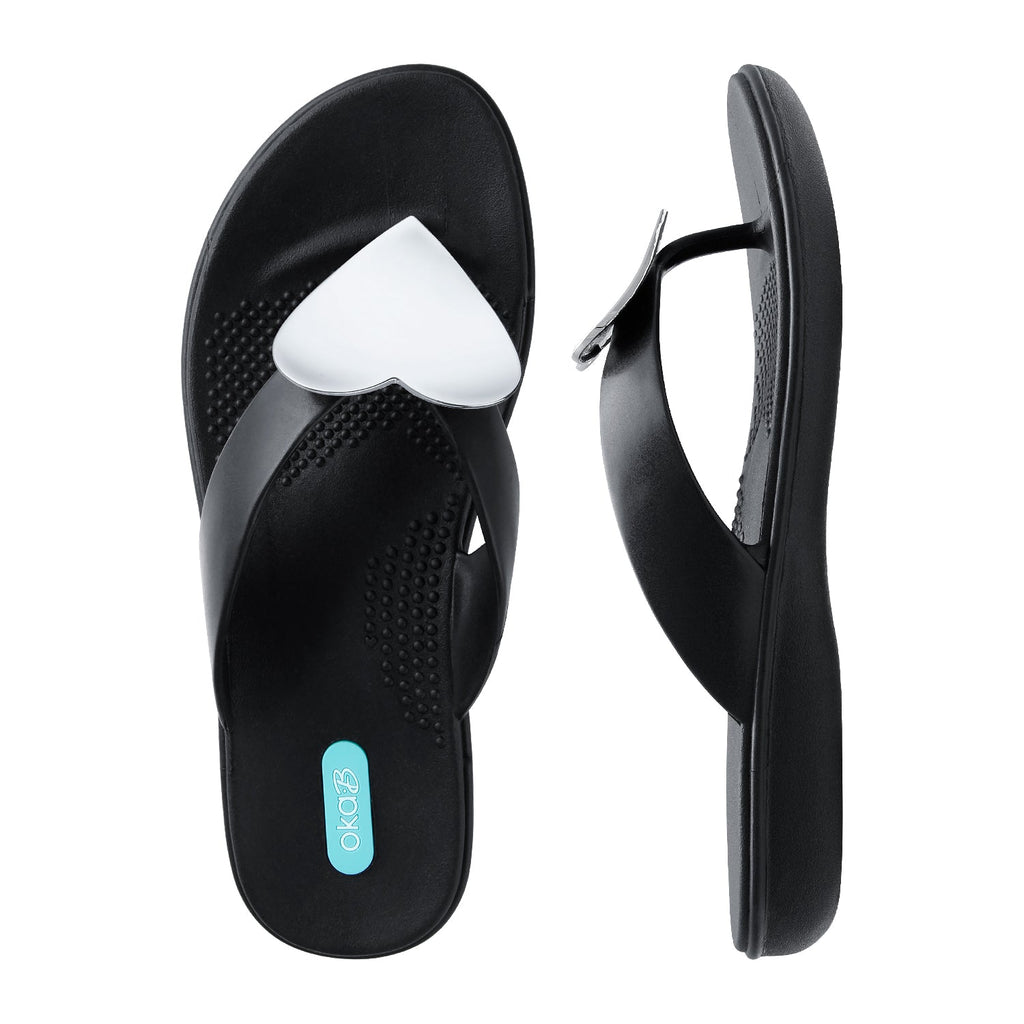 Hartlyn Flip Flops - Licorice - Oka-B