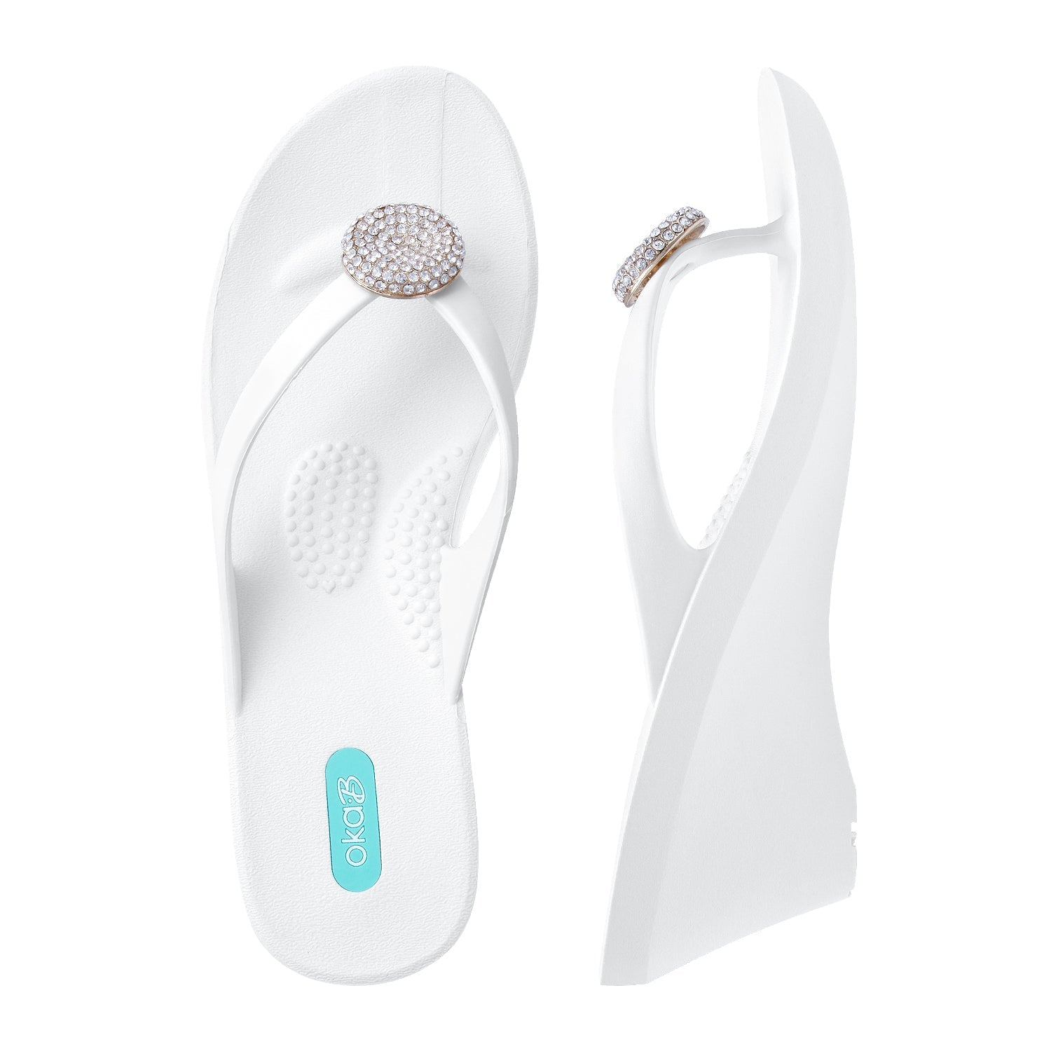 Joy Wedge Flip Flops | Oka-B