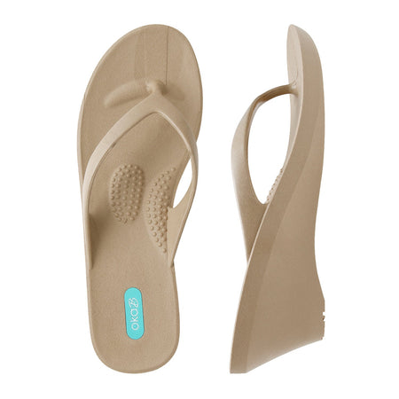 Kylie Wedge Flip Flops Oka-B