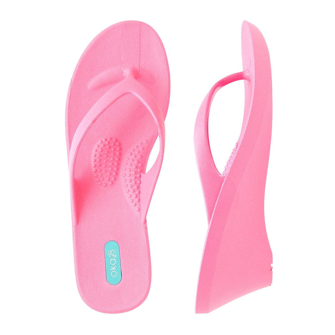 Kylie Wedge Flip Flops Oka-B - Main Image