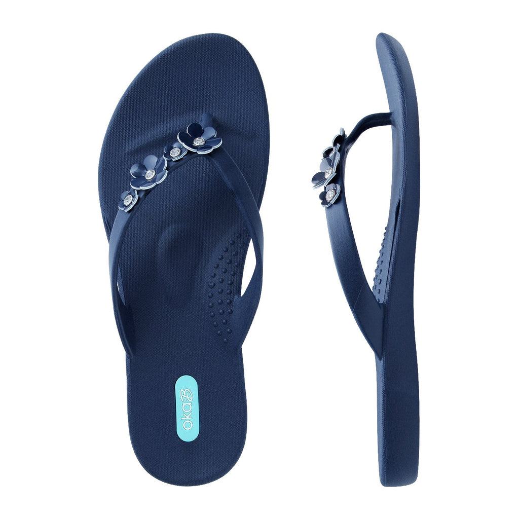 Loren Flip Flops - Sapphire - Oka-B