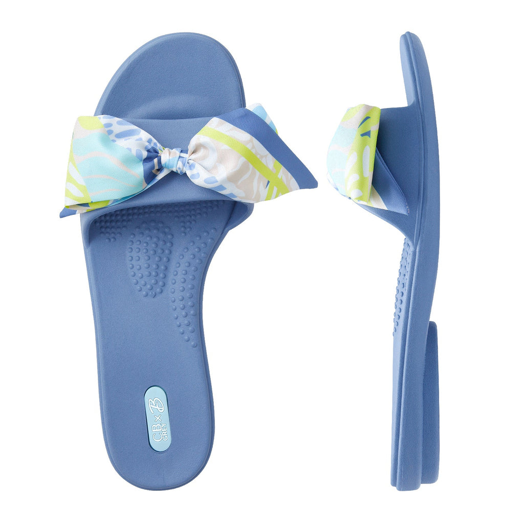 Mera Slide Sandals - Elemental Blue - Oka-B