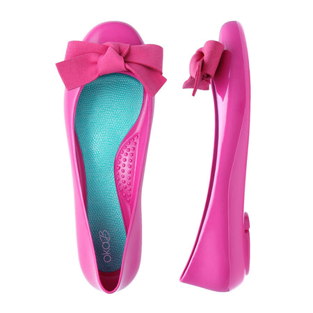 Pollie Shiny Ballet Flat Oka-B