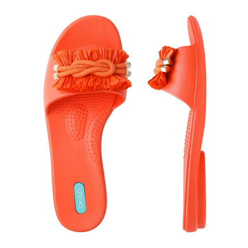 Raffi Slide Sandals - Guava - Oka-B