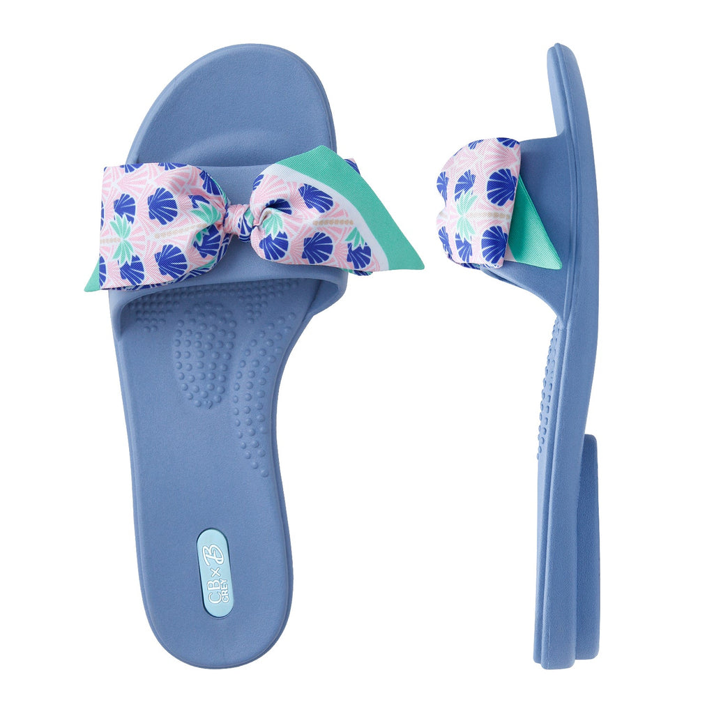 Shelby Slide Sandals - Elemental Blue - Oka-B