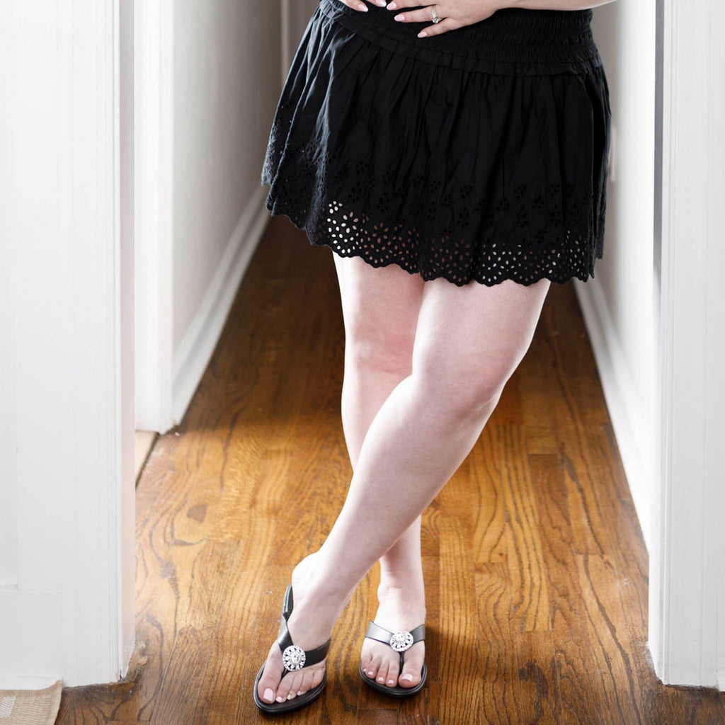 Suzie Flip Flops - Licorice - Oka-B