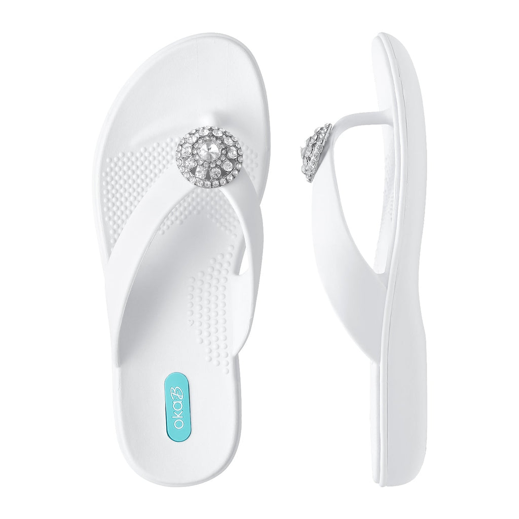 Suzie Flip Flops - Salt - Oka-B