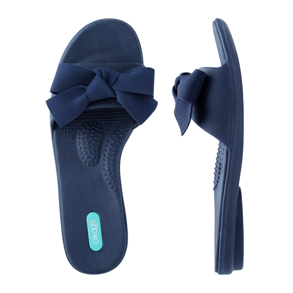 Twiggy Slide Sandals - Sapphire - Oka-B